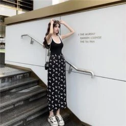 Witch Casual Moons Slit Skirt EE0859 -EgrilDoll Fashion Outlet Store witch casual moons slit skirt ee0859 480