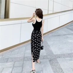 Witch Casual Moons Slit Skirt EE0859 -EgrilDoll Fashion Outlet Store witch casual moons slit skirt ee0859 808