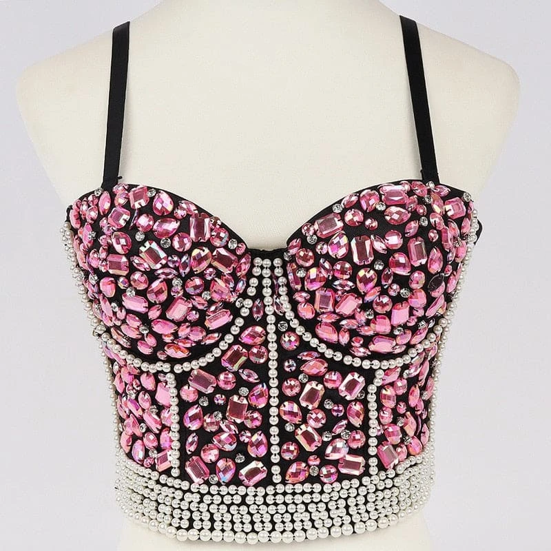 Y2K Rhinestone Diamond Sequin Tank Top 6 Y2K Rhinestone Diamond Sequin Tank Top - Image 6